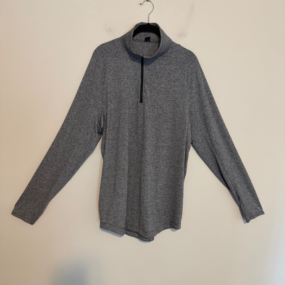 Lululemon Surge Warm 1/2 Zip pullover XL long sleeve gray active casual athletic